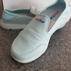 Xtratuf Yellowtail Sky Blue Boat/Deck Shoes Sz 6